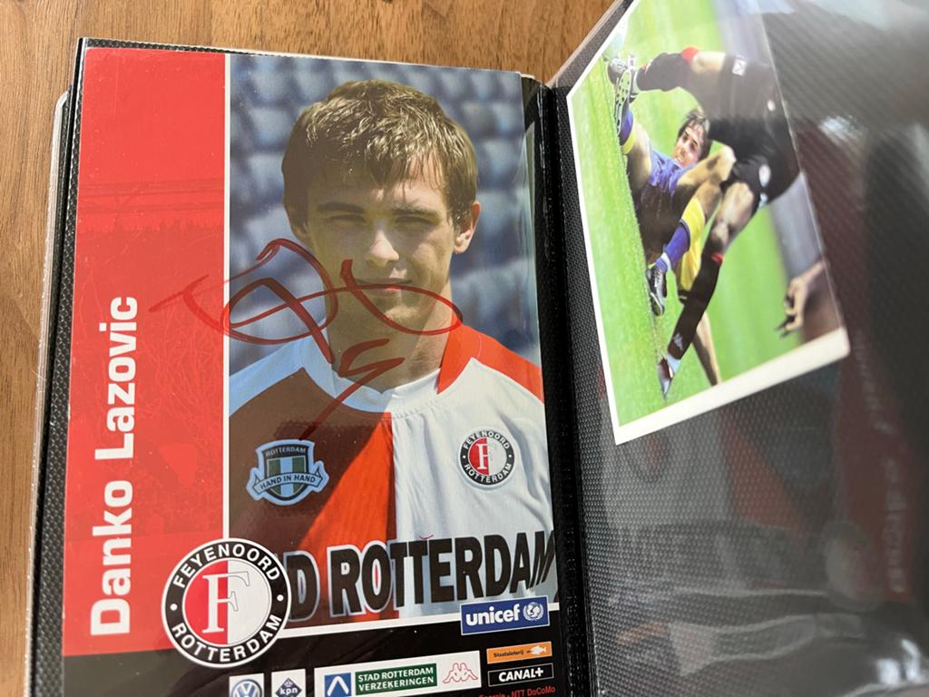 Feyenoord Collectie: Gesigneerde Kaarten, Sjaal & Meer, Ophalen of Verzenden, Gebruikt, Feyenoord, Spelerskaart