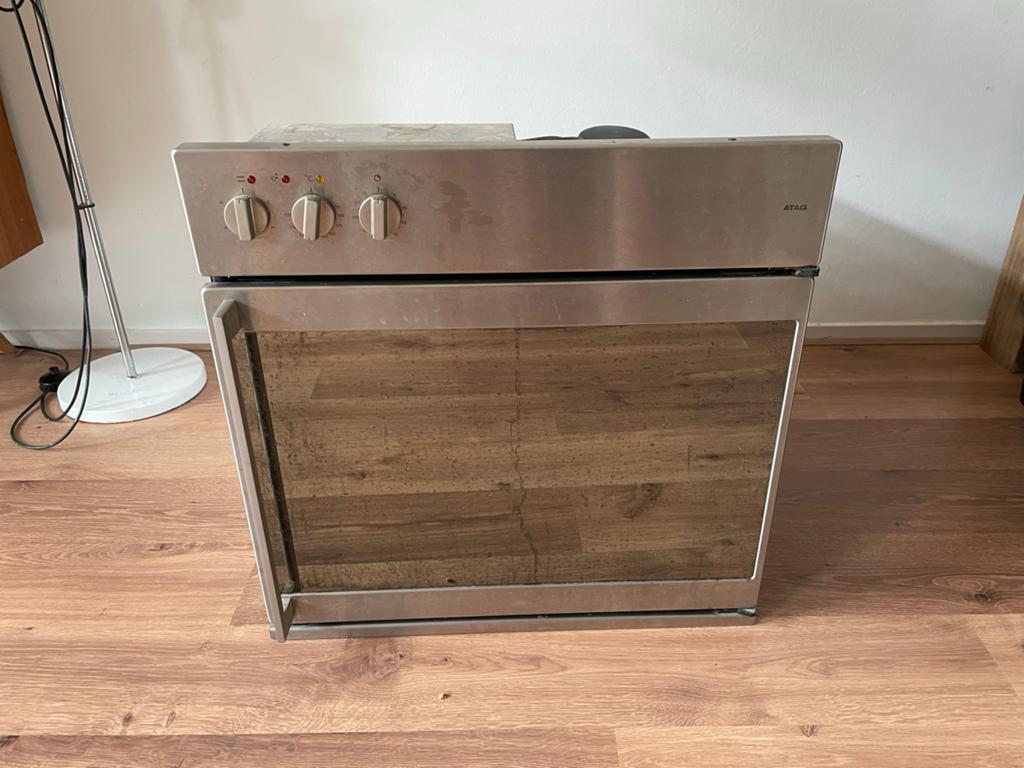 Gebruikte ATAG inbouw Oven, Gebruikt, Oven, Ophalen of Verzenden, 55 tot 60 cm