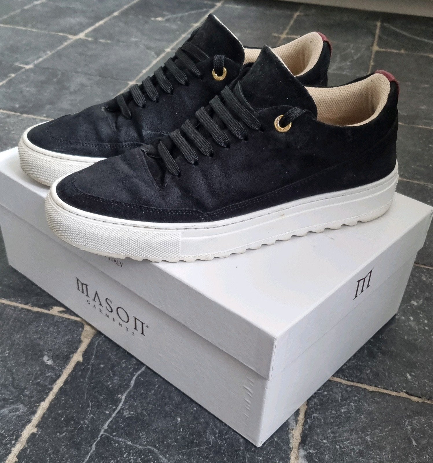 Mason Garments Torino - Zwarte sneakers, Zwart, Ophalen of Verzenden, Mason Garments, Sneakers of Gympen