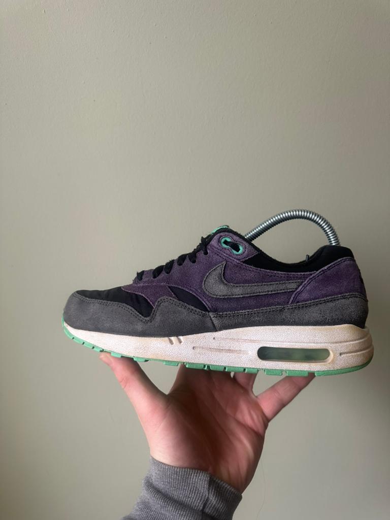 Nike Air Max 1 Antraciet Paars / 40, Kleding | Heren, Schoenen, Overige kleuren, Ophalen of Verzenden, Sneakers of Gympen, Zo goed als nieuw