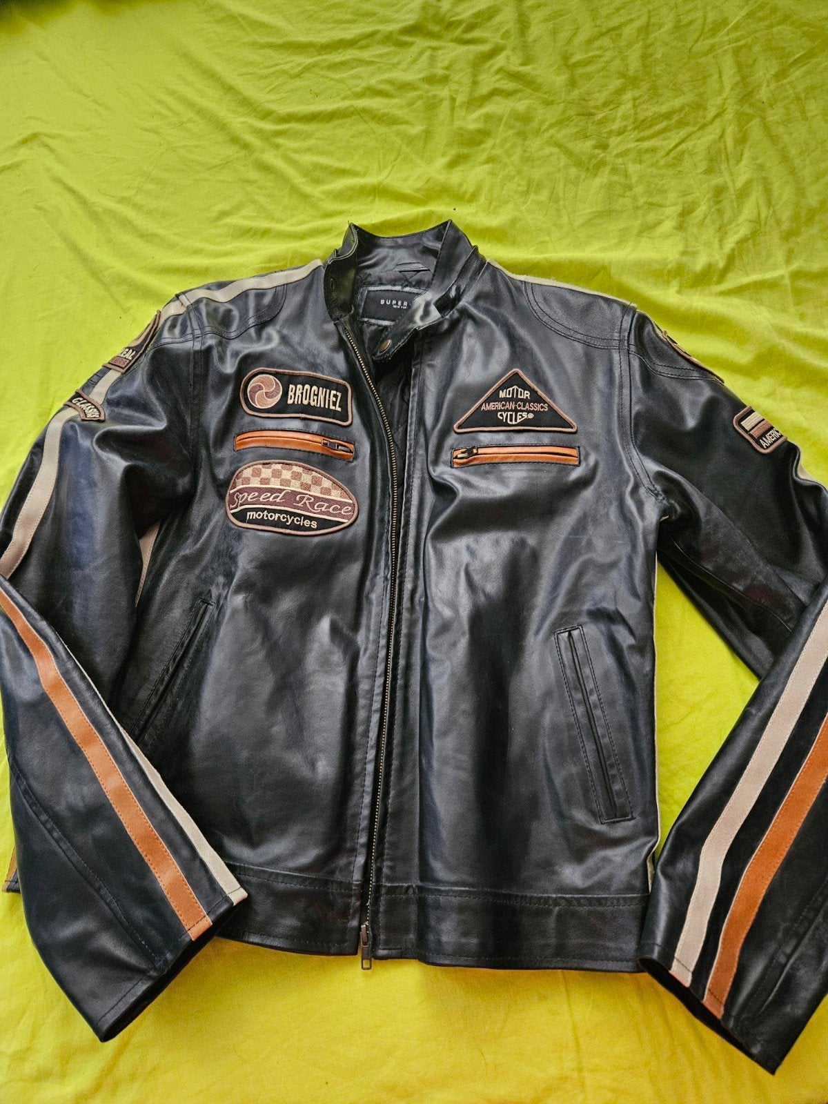 Casual, vrijetijds motorjack, Ophalen, Tweedehands, Jas | leer