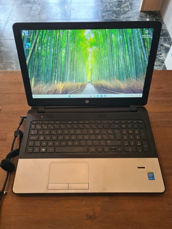 HP 350 G2 laptop i5 - accu defect, zonder SSD/RAM/oplader, Computers en Software, Besturingssoftware, Ophalen of Verzenden, Gebruikt