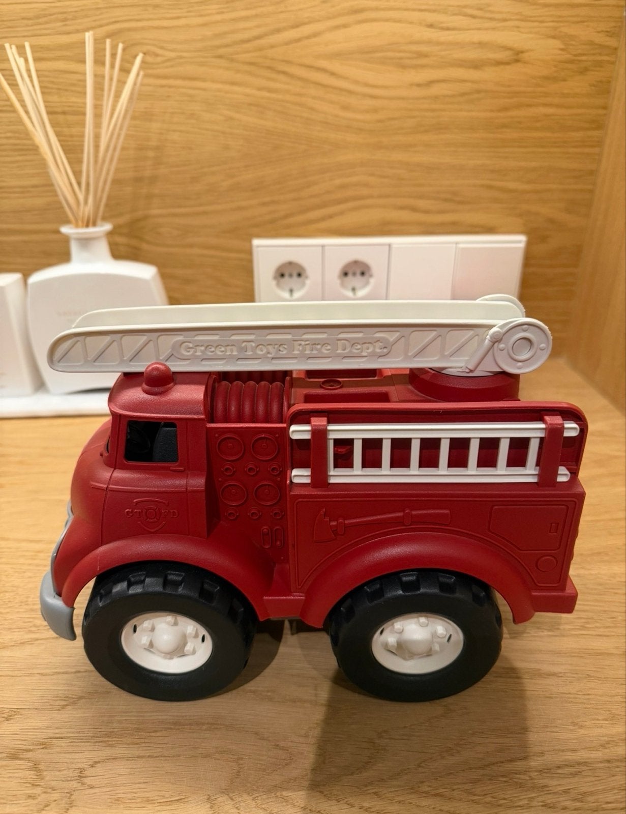 Greentoys Brandweerwagen - Duurzaam Speelgoed, Ophalen of Verzenden, Zo goed als nieuw
