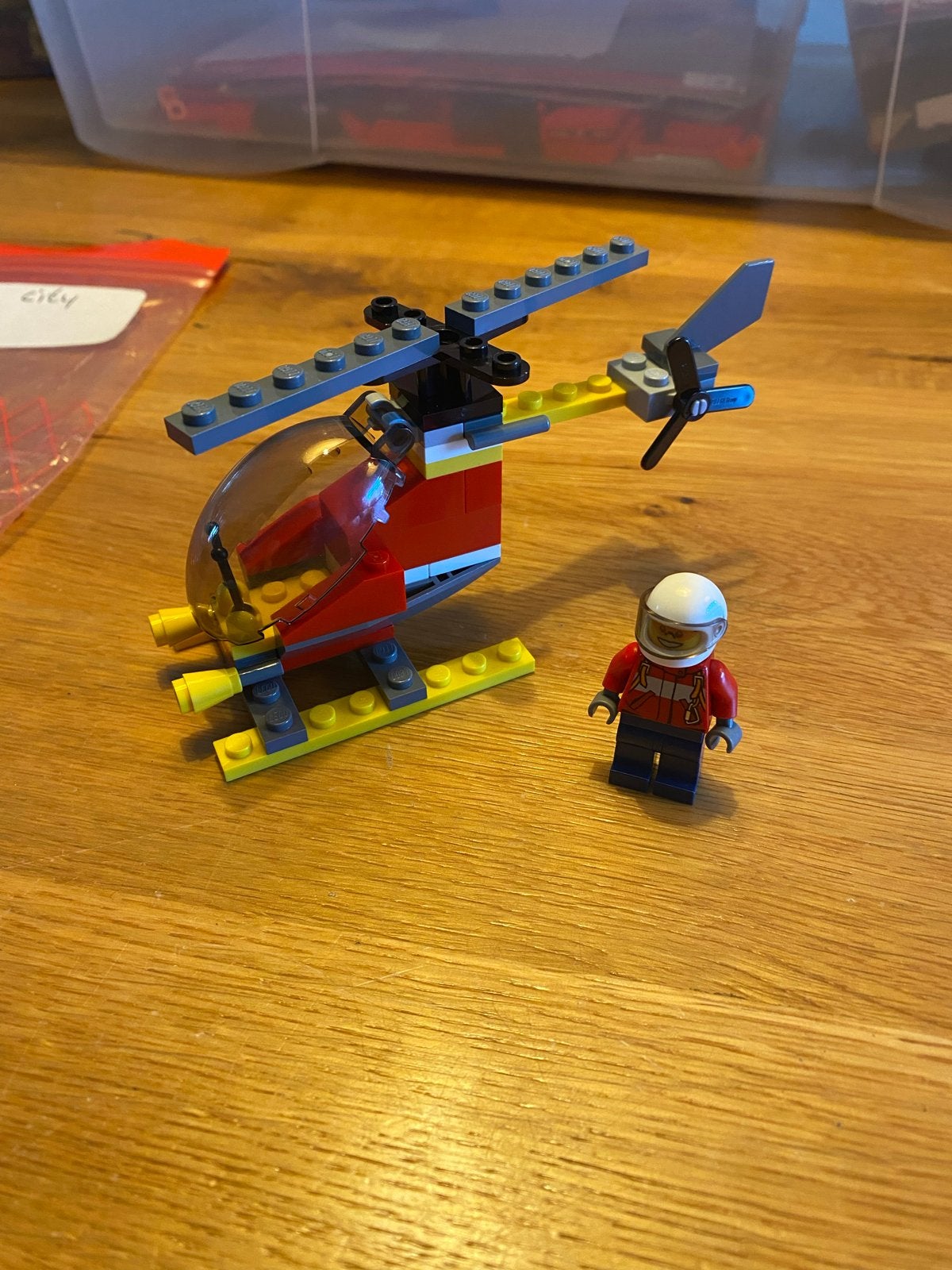 30019 LEGO City Helikopter met piloot en instructieboekje, Ophalen of Verzenden, Zo goed als nieuw