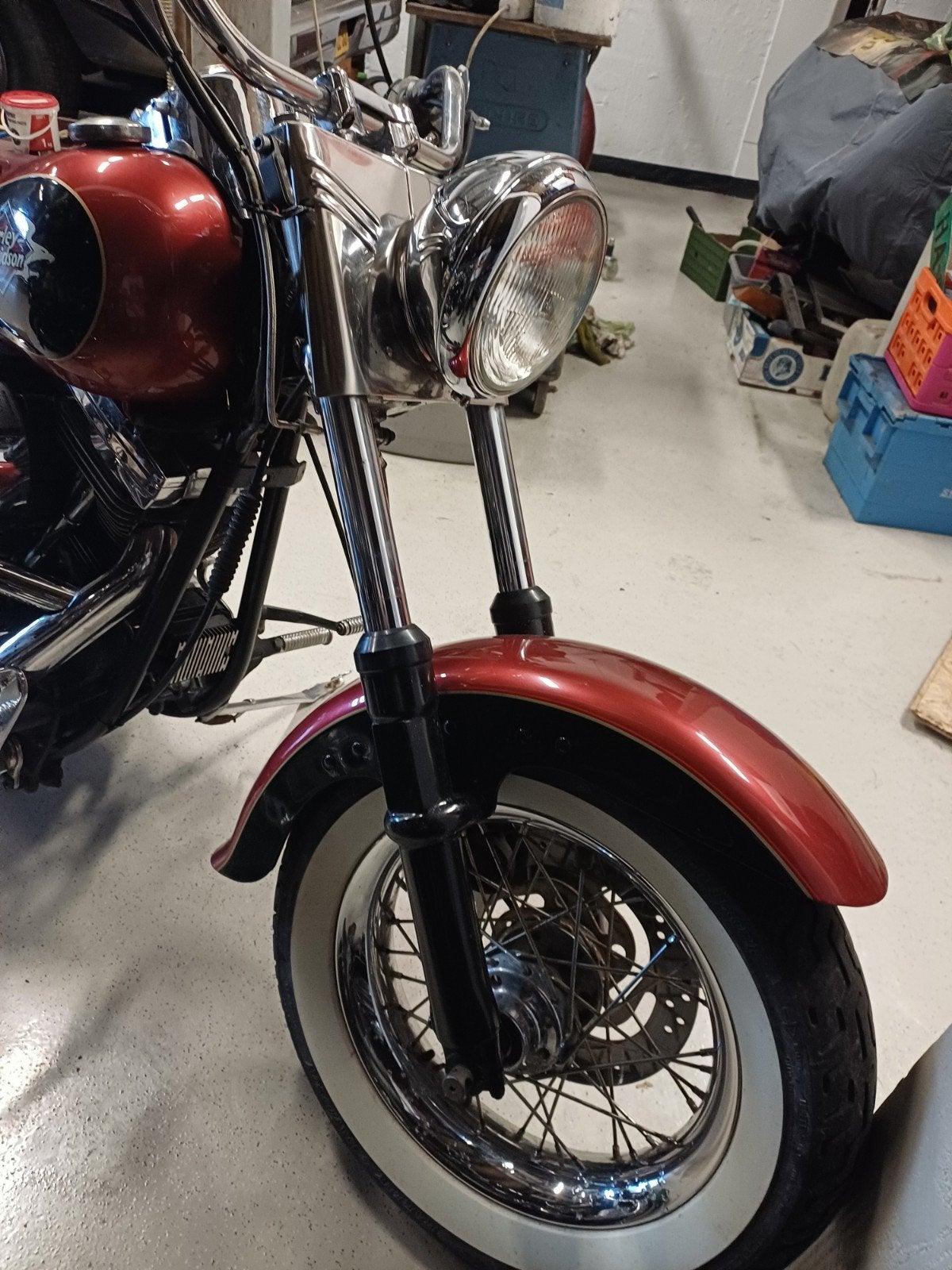 Voorvork, Motoren, Ophalen, Gebruikt