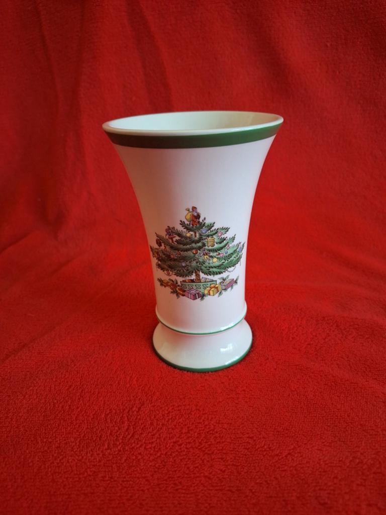 Kerst Spode Christmas Tree Vaas, Overige typen, Nieuw, Ophalen of Verzenden, Overige stijlen