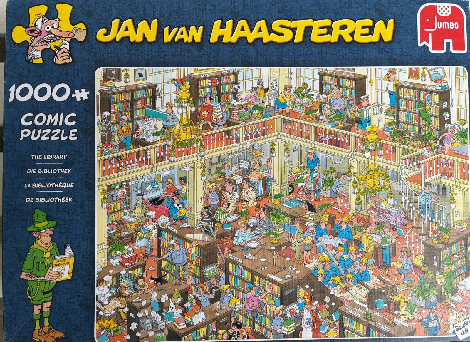 Jan van haasteren compleet 1000, Ophalen of Verzenden, 500 t/m 1500 stukjes, Zo goed als nieuw