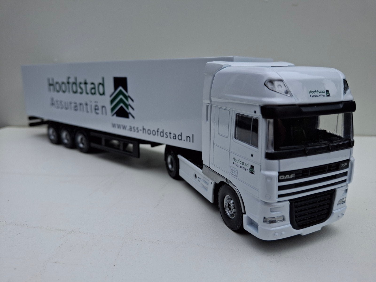 DAF XF HOOFDSTAD ASSURANTIËN 1:50, Hobby en Vrije tijd, Ophalen of Verzenden, Nieuw, Bus of Vrachtwagen, Overige merken