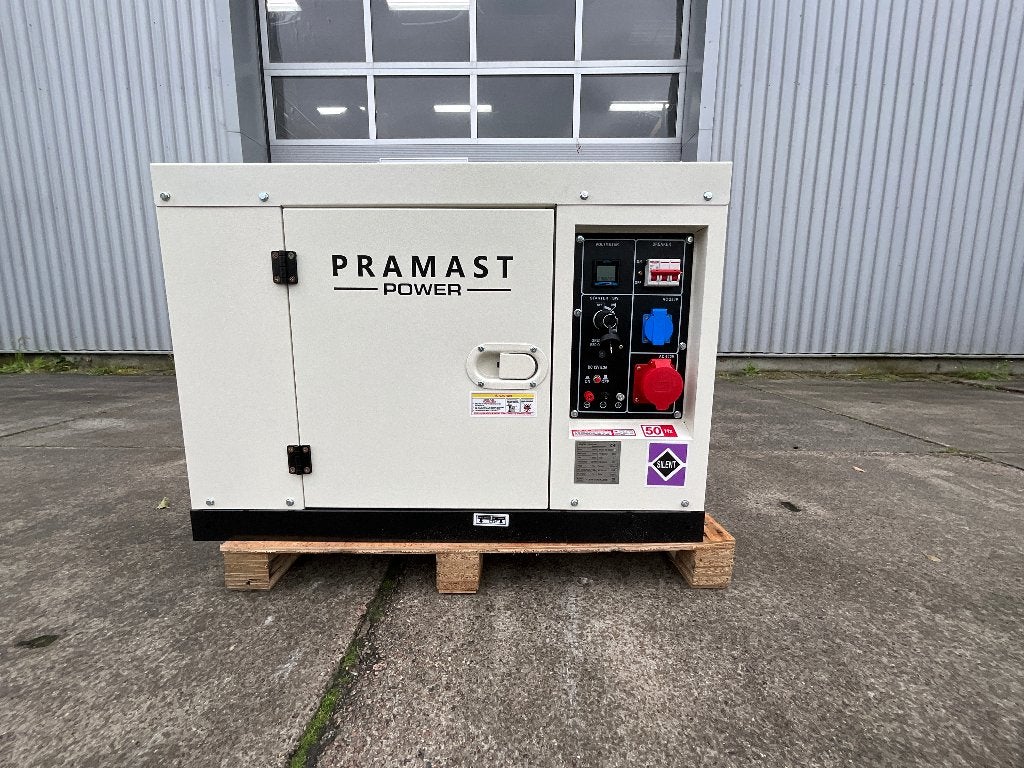 Nieuwe Diesel Aggregaat 11kVA Silent Generator Pramast Power, Hobby en Vrije tijd, Elektronica-componenten, Ophalen, Nieuw