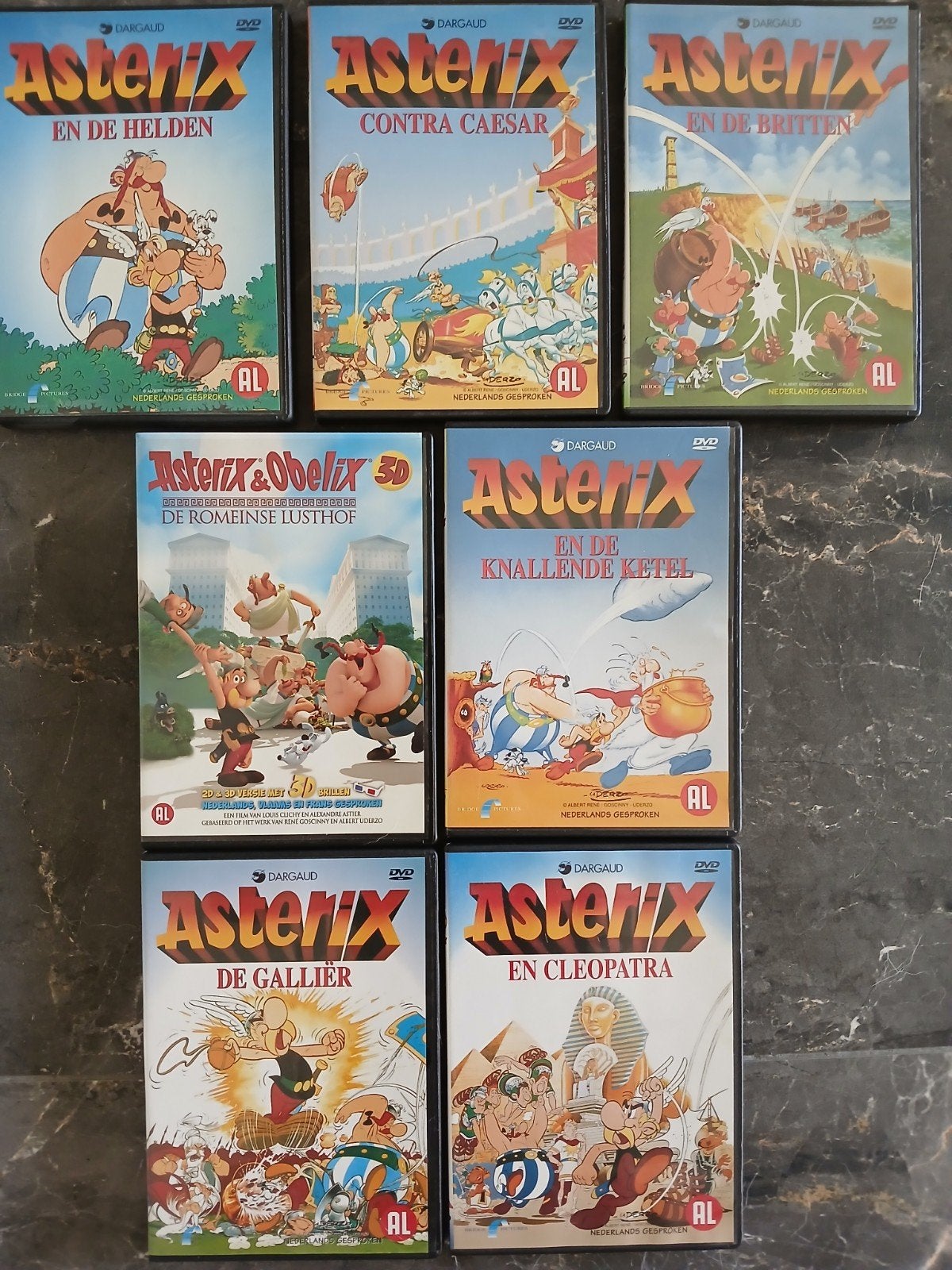 Asterix ( dvd's - zie beschrijving en foto's ), Alle leeftijden, Ophalen of Verzenden, Zo goed als nieuw