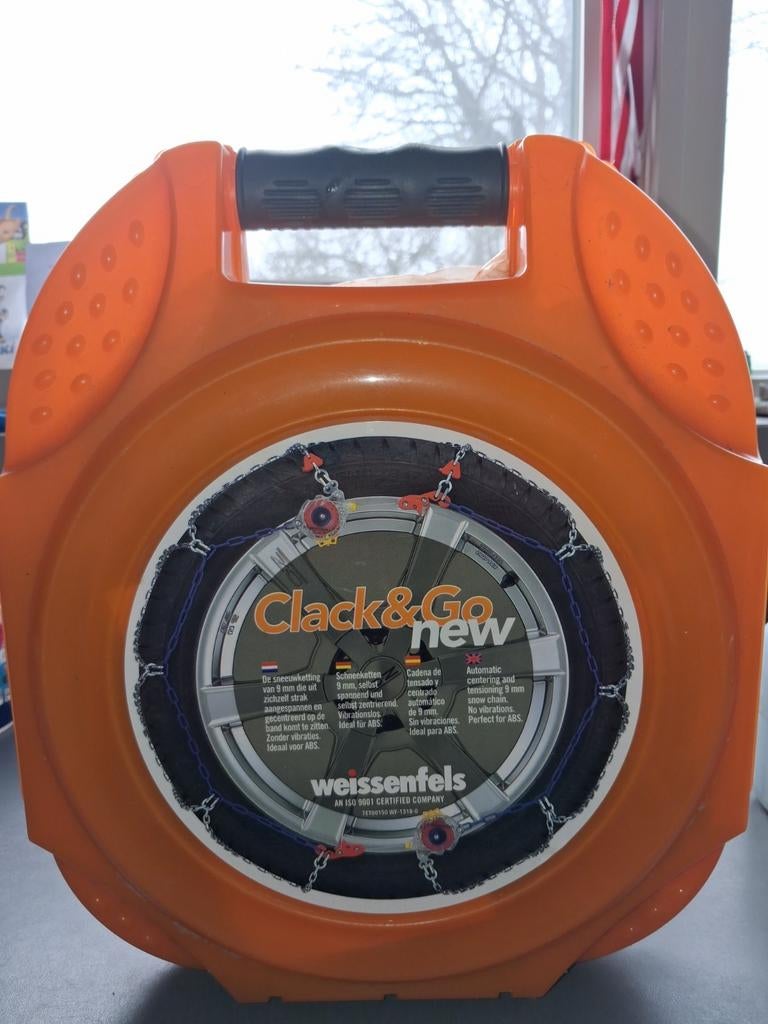 Weissenfels Clack&Go New 9mm Sneeuwkettingen, Auto diversen, Sneeuwkettingen, Zo goed als nieuw, Ophalen of Verzenden