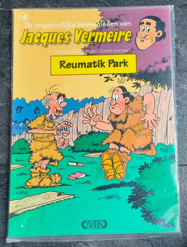 Jacques Vermeire nr.4 Reumatik Park, Geert Kinnaert, Eén stripboek, Nieuw, Ophalen of Verzenden
