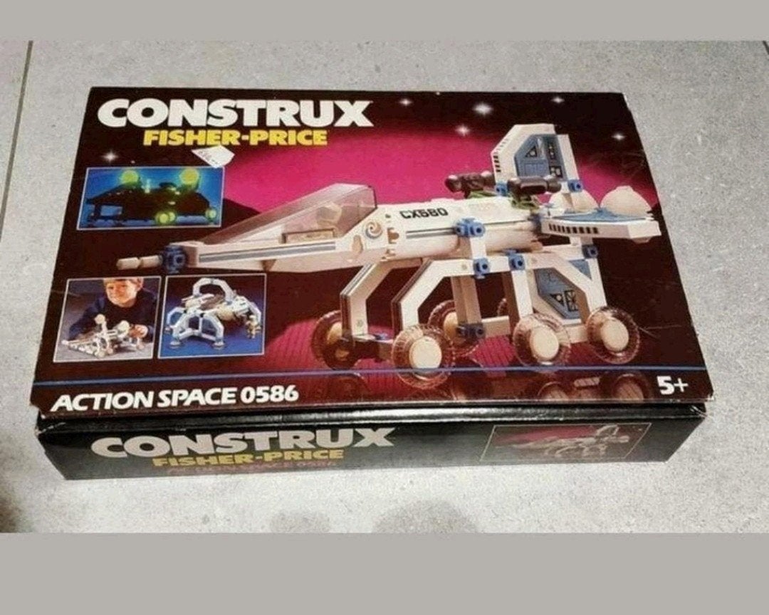 Vintage Construx Fisher-Price Action Space 0586 Speelset1987, Ophalen of Verzenden, Speelset
