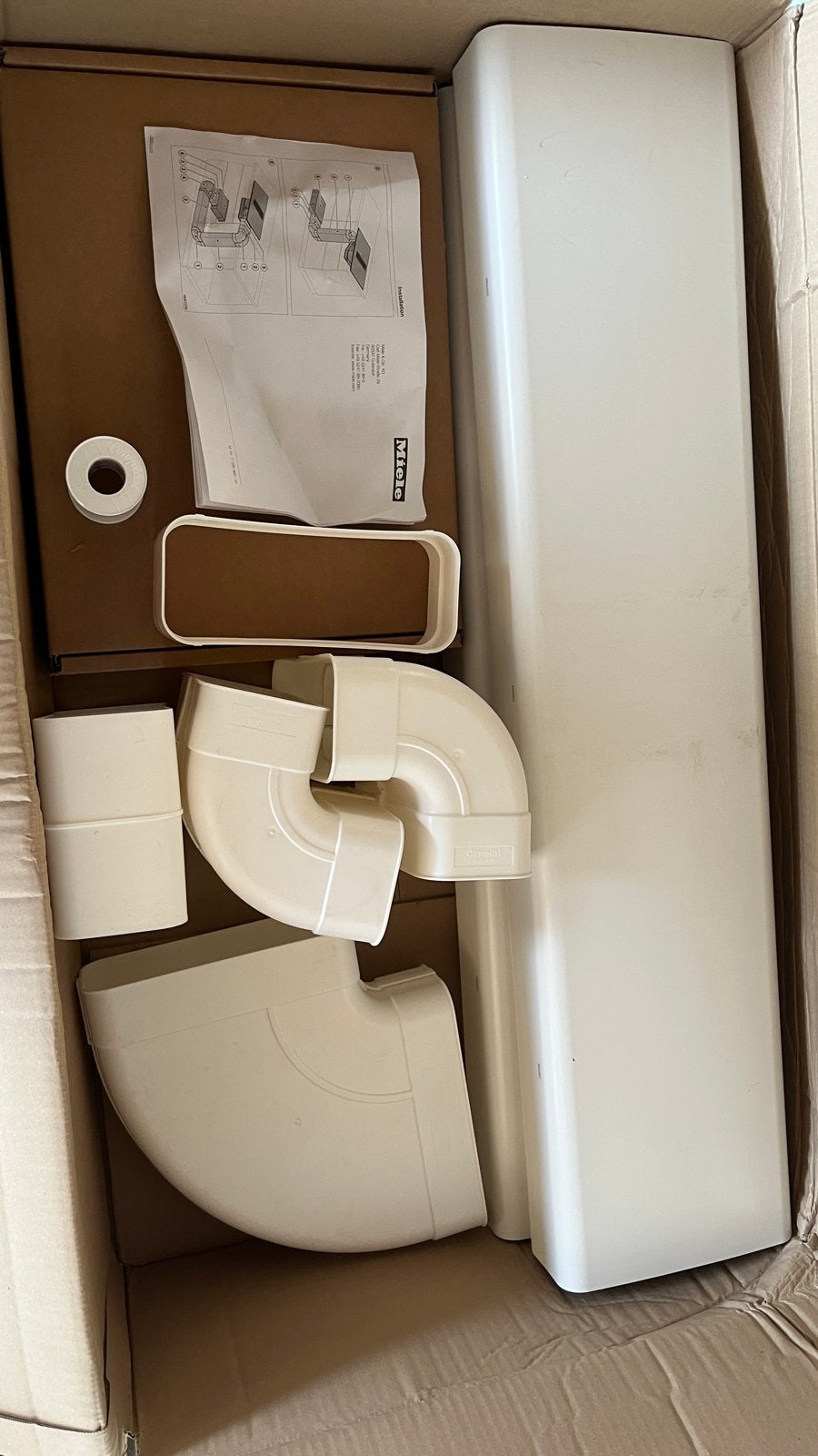 Miele DFKS-U Vlakke kanaalset Recirculatie, Witgoed en Apparatuur, Overige typen, Nieuw, Ophalen of Verzenden, Inbouw