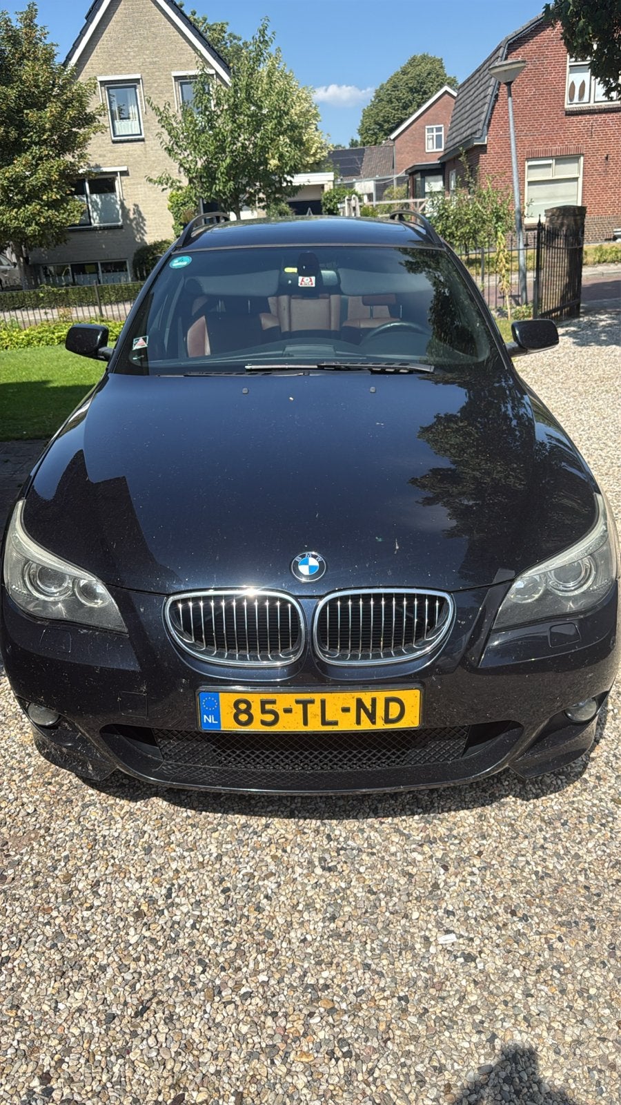 BMW 5-Serie 3.0 D 530 Touring AUT 2006 Zwart, Achterwielaandrijving, 2993 cc, 2000 kg, 1655 kg
