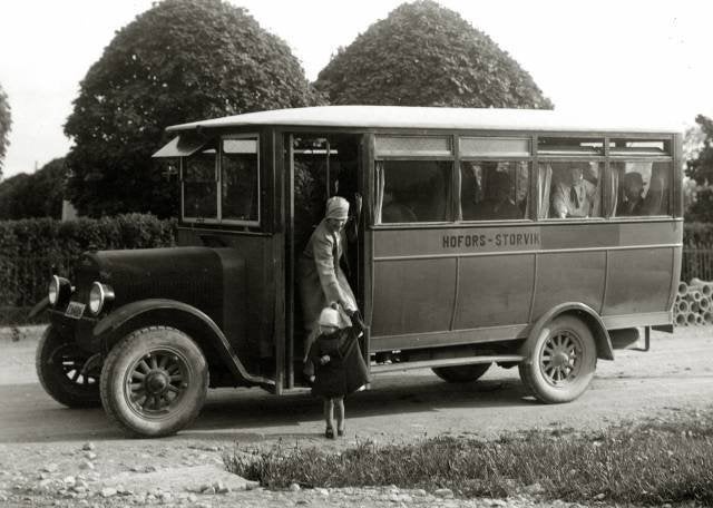 Vervoer-Beroepen-Foto-H- 776  Repro- Autobus, Ophalen of Verzenden, 1980 tot heden, Nieuw, Overige onderwerpen