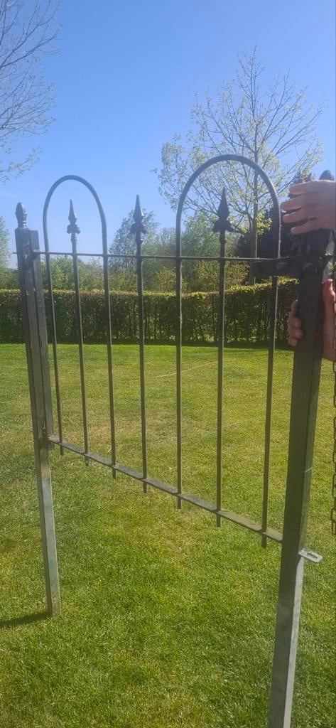 Sierpoort / hek, Tuin en Terras, Ophalen of Verzenden, Gebruikt, IJzer, Tuinhek