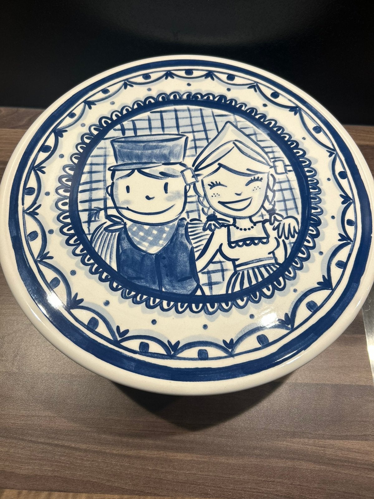 Blond Amsterdam taartplateu, Huis en Inrichting, Overige typen, Nieuw, Ophalen of Verzenden, Overige stijlen