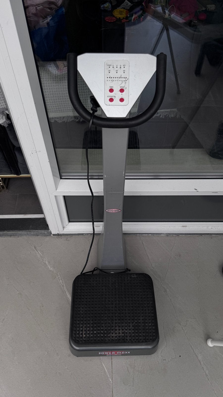 Power Maxx Vibrations Trilplaat, Sport en Fitness, Fitnessapparatuur, Gebruikt, Trilplaat, Ophalen of Verzenden, Metaal
