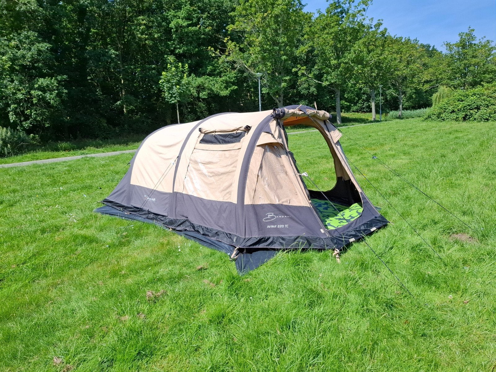 Bardani Airwolf 220 TC opblaasbare tunneltent, Caravans en Kamperen, Ophalen, Zo goed als nieuw, Tot en met 3