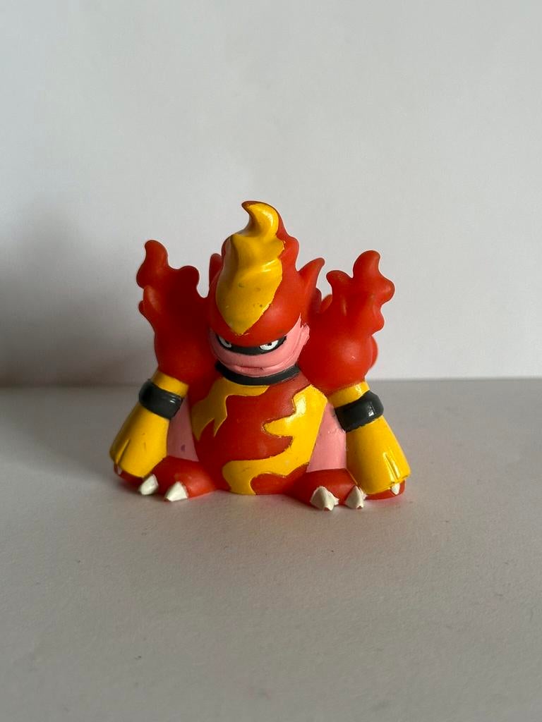 Bandai Pokemon figuurtje Magmortar, Verzamelen, Poppetjes en Figuurtjes, Ophalen of Verzenden, Zo goed als nieuw