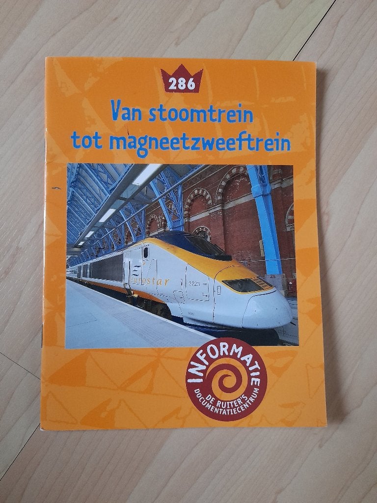 INFORMATIEBOEK 286 VAN STOOMTREIN TOT MAGNEETZWEEFTREIN, Boeken, Ophalen of Verzenden, Zo goed als nieuw