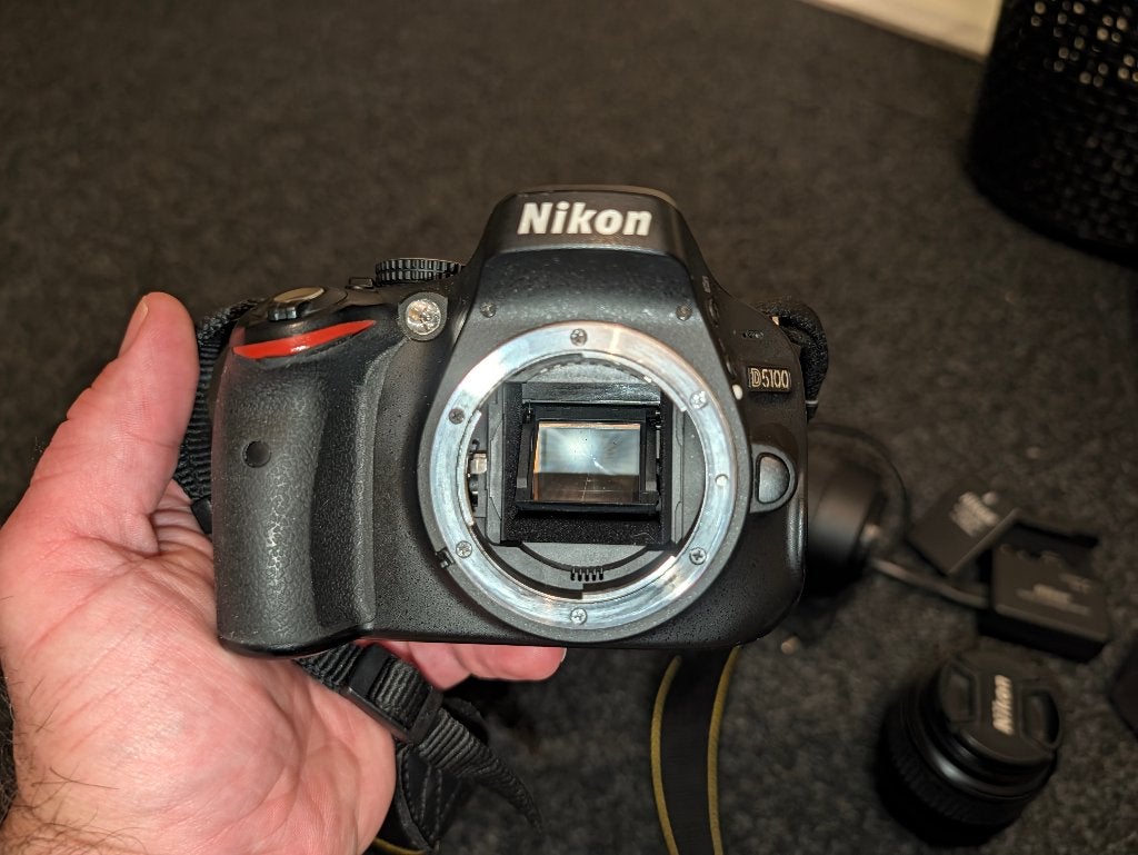 Nikon D5100 spiegelreflexcamera met 18-55mm lens, Ophalen of Verzenden, Gebruikt, Nikon, Minder dan 4 keer