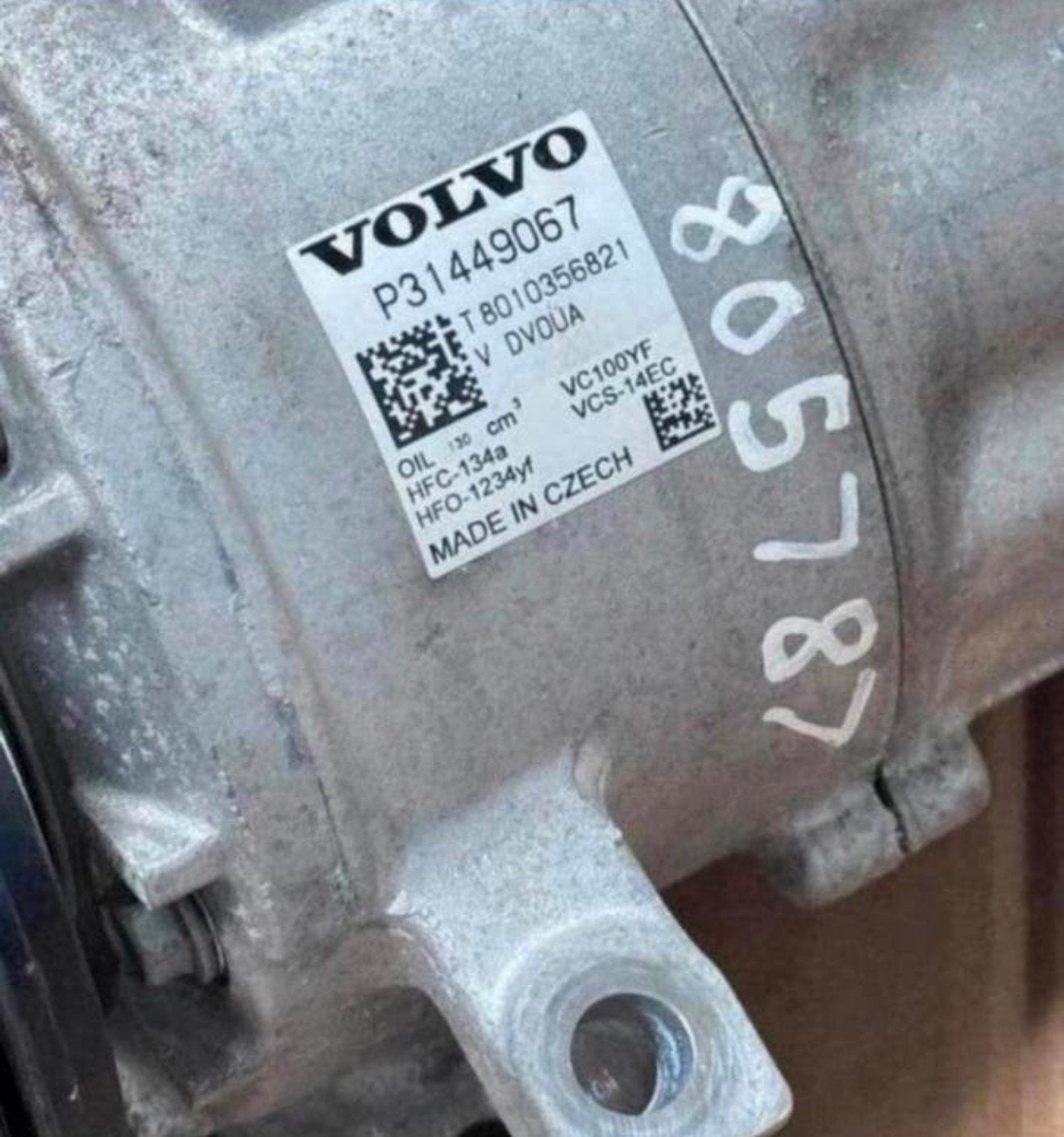 AC Aircopomp Volvo XC60 II V60 S60 XC40 airco P31449067, Gebruikt, Ophalen of Verzenden, H, H