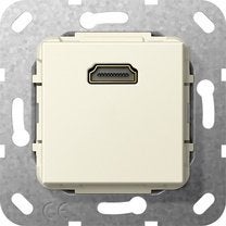 GIRA HDMI inbouw element / creme, Ophalen of Verzenden, Nieuw, Gira, Overige typen