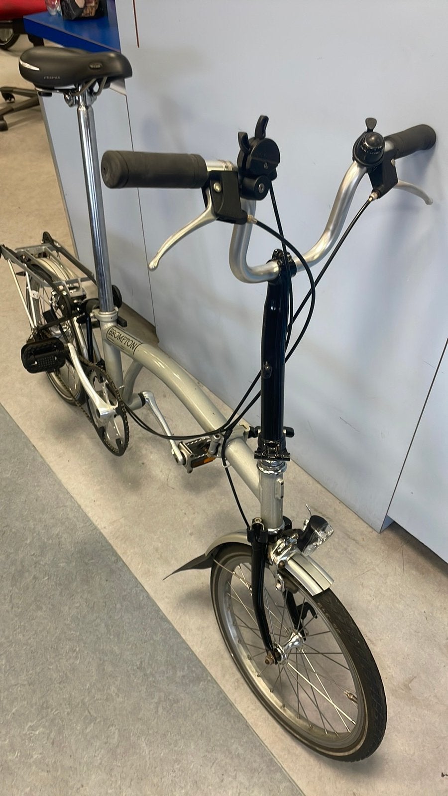 MOOIE BROMPTON, Fietsen en Brommers, Fietsen | Vouwfietsen, Gebruikt, Brompton, Velgrem, 16 tot 18 inch