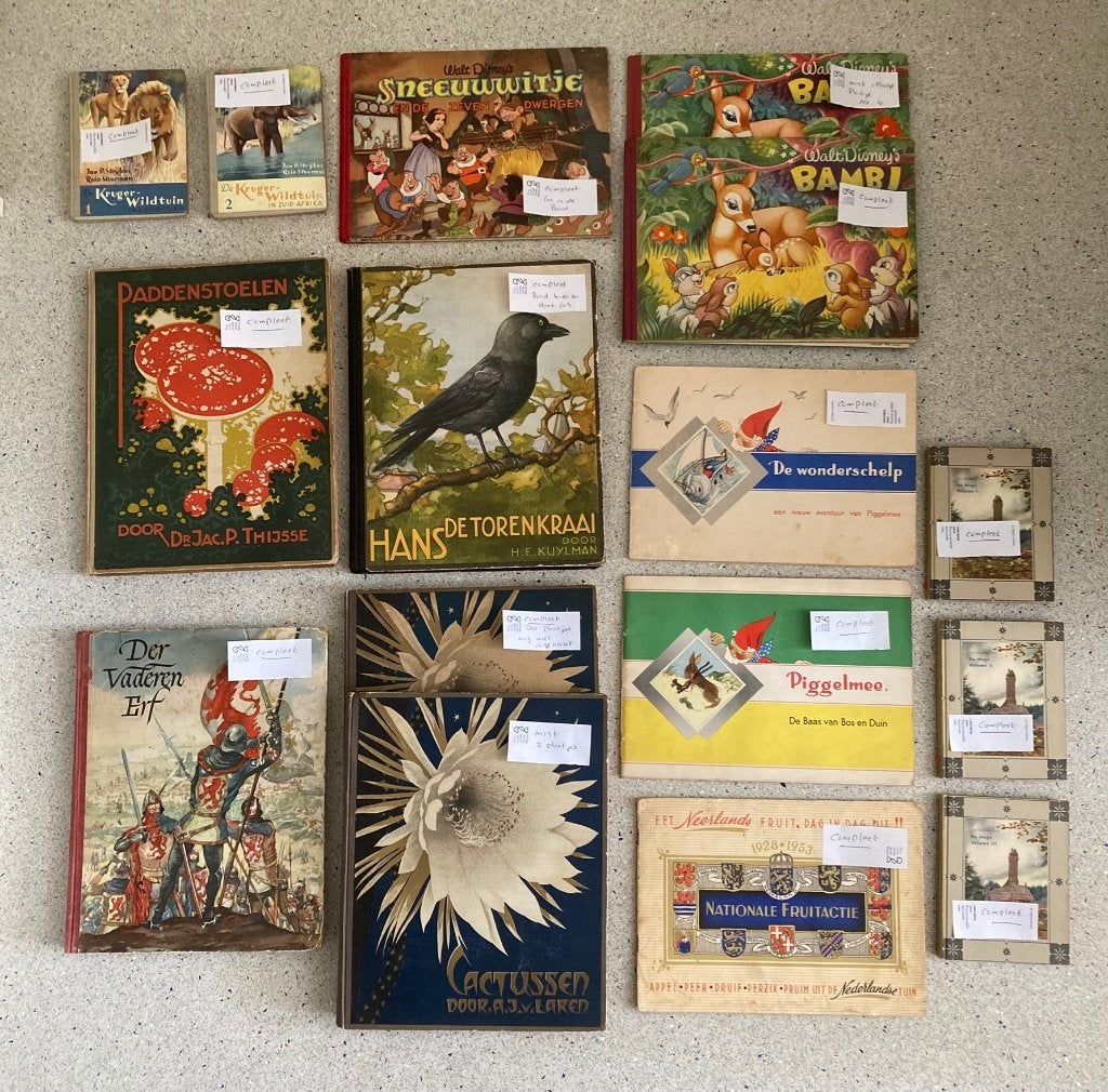 Grote Partij Plaatjes Boeken / Verkade etc, Verzenden, Gelezen, Plaatjesalbum