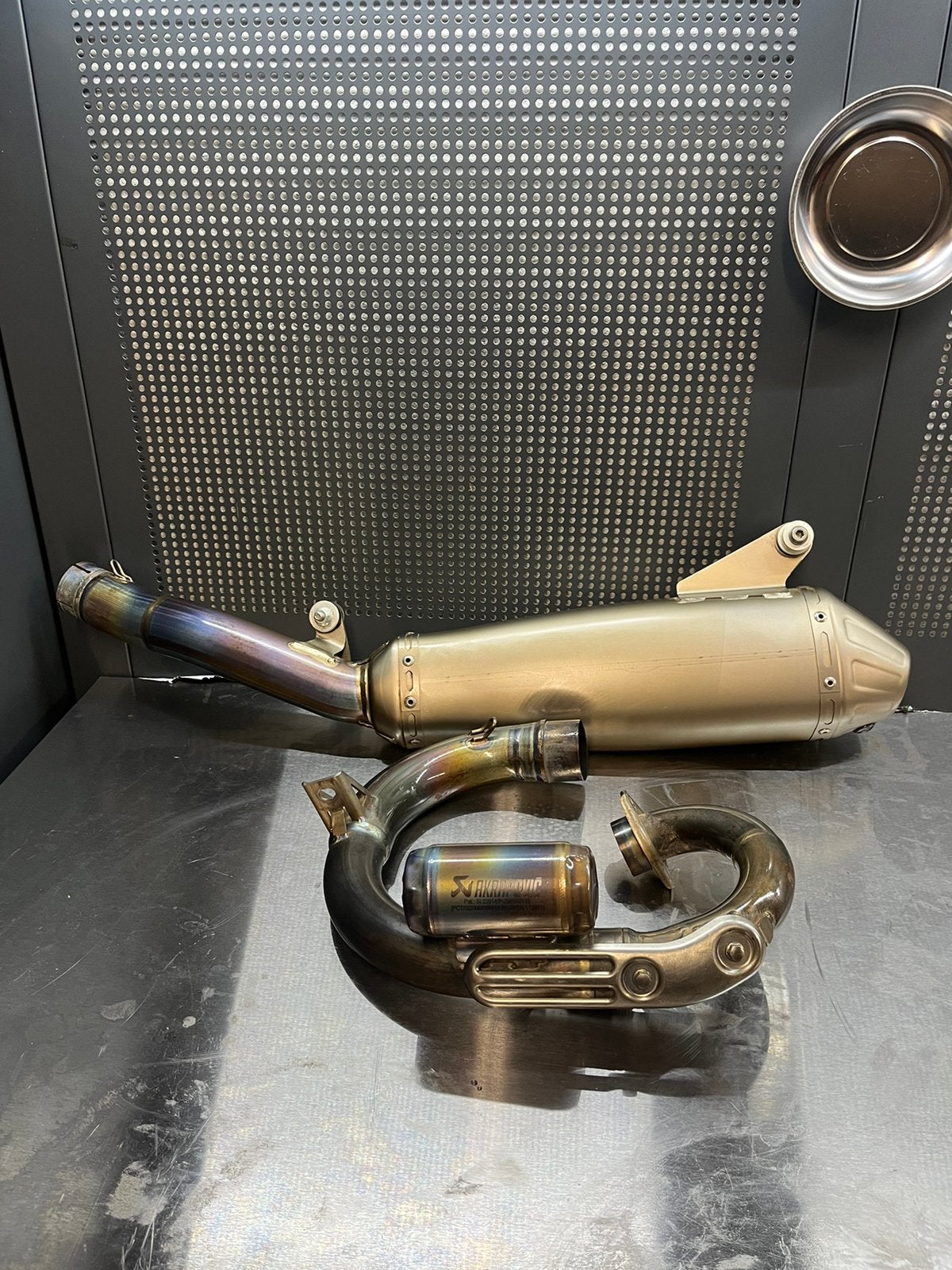 Titanium akrapovic yamaha yzf 250, Ophalen of Verzenden