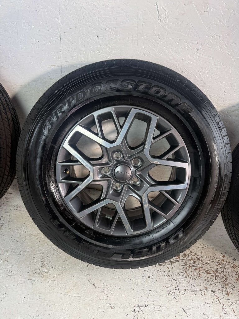 5x Originele Jeep Wrangler JL velgen 18" 5x127 zomerset 9mm!, Auto-onderdelen, Banden en Velgen, Niet ingevuld, 18 inch, Gebruikt