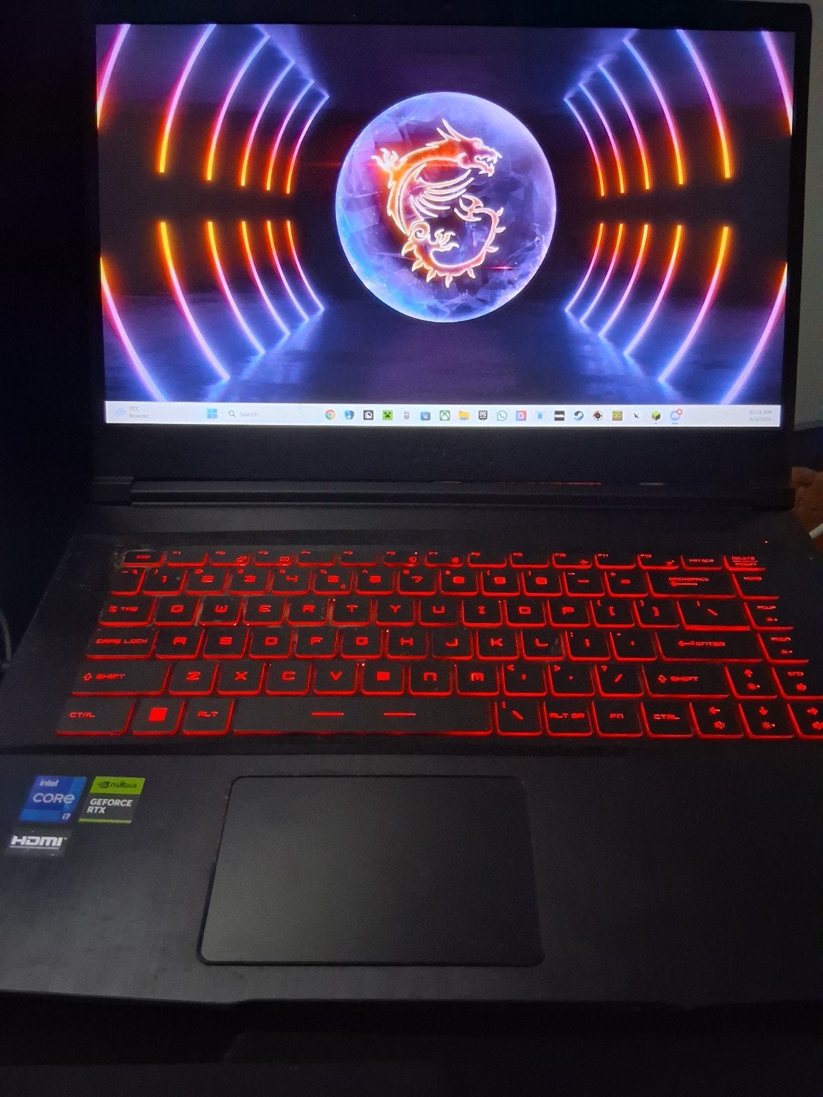 MSI Thin GF63 12UC-683NL Gaming Laptop 15.6" 144Hz, Ophalen of Verzenden, Zo goed als nieuw