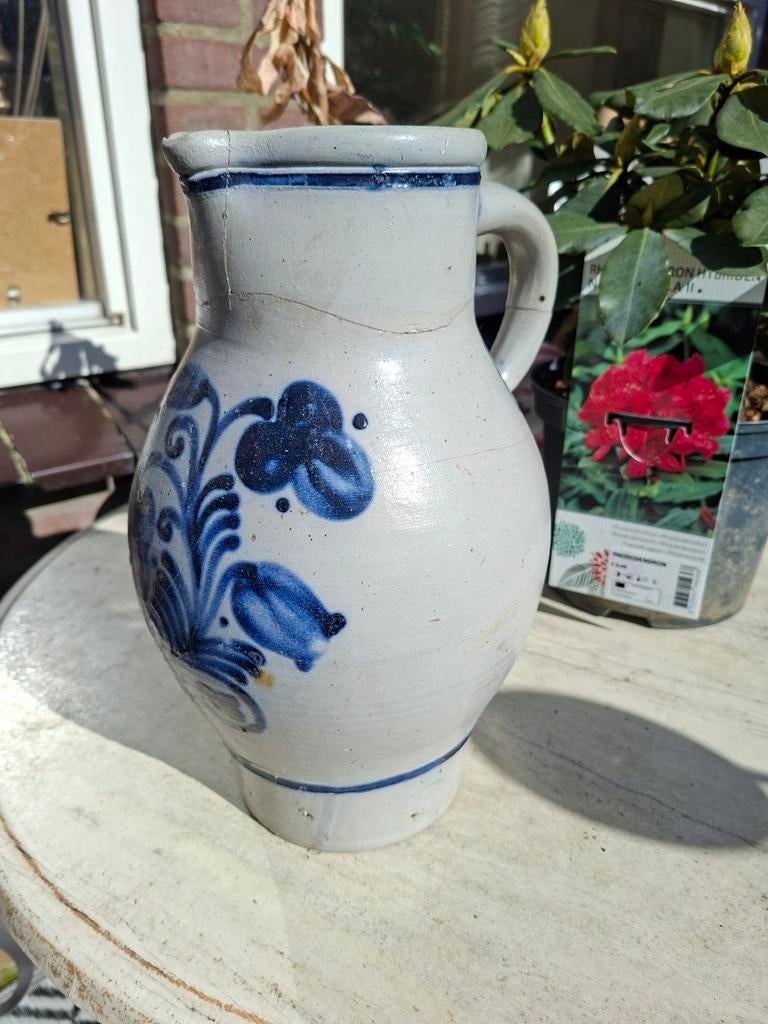 Grote Keulse vaas/pot, gerestaureerd, Ophalen of Verzenden