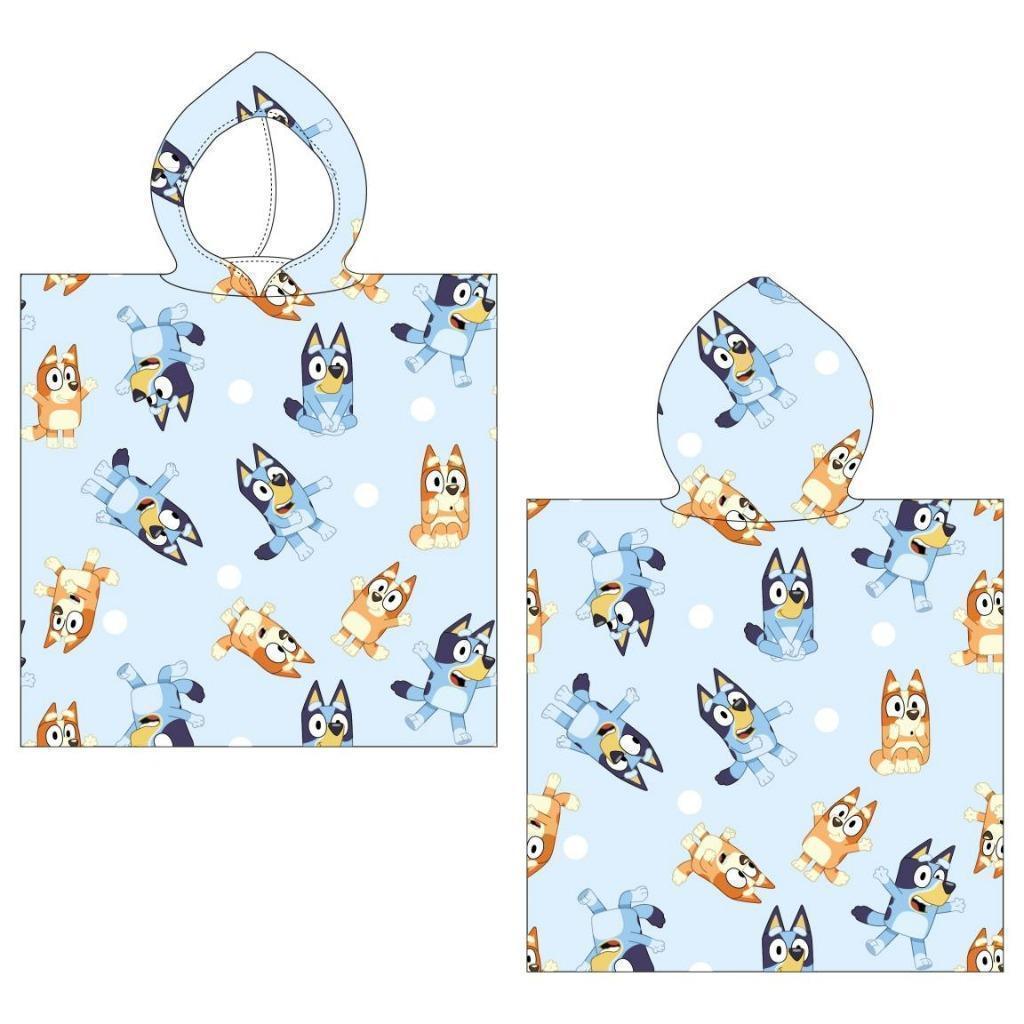 Bluey en Bingo Badponcho - Sneldrogend, Jongen of Meisje, One size, Nieuw, Ophalen of Verzenden
