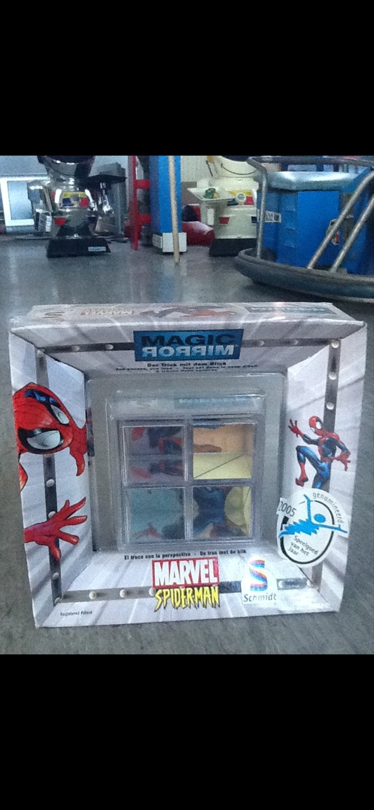 Marvel Spiderman Magic Mirror Schmidt Speelgoed van het Jaar, Verzenden, Zo goed als nieuw, Jongen of Meisje