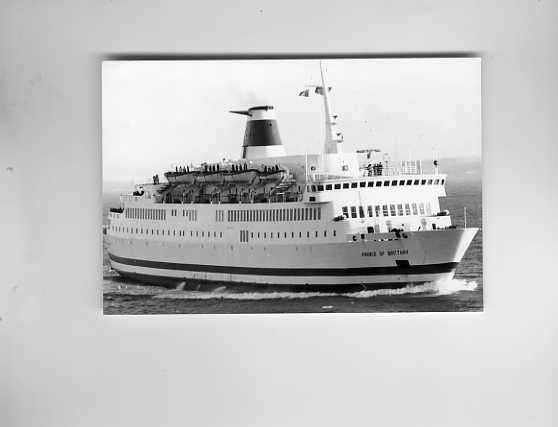 scheepvaart-foto-prince of brittany, Verzamelen, Ophalen of Verzenden, Zo goed als nieuw, Motorboot, Boek of Tijdschrift