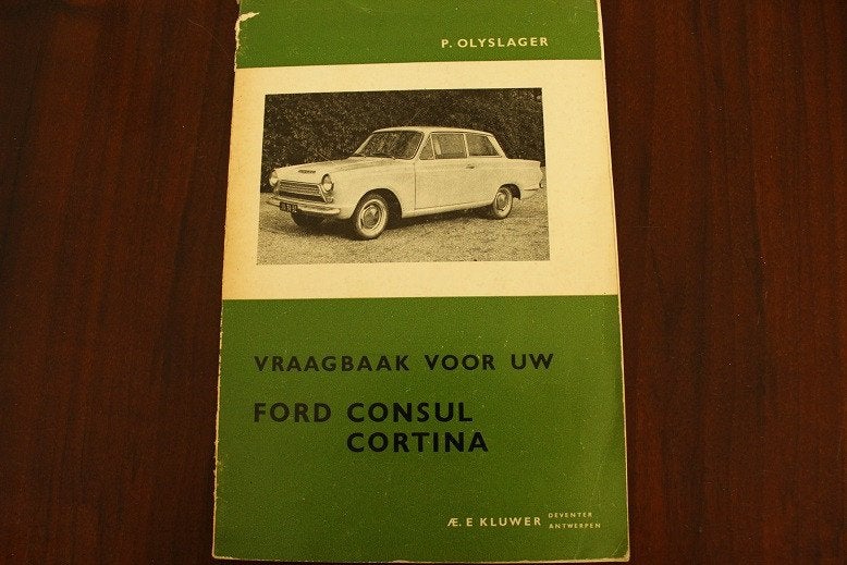 Ford Cortina Consul vraagbaak handleiding, Auto diversen, Ophalen of Verzenden