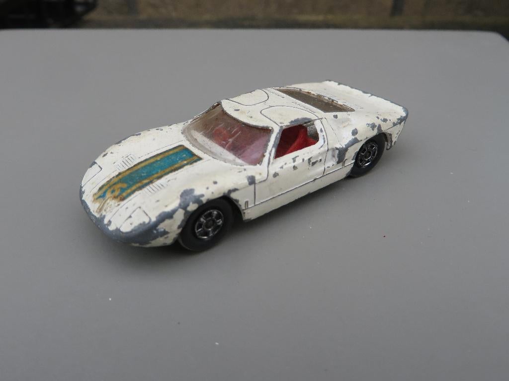 Matchbox No 41 Ford GT, Ophalen of Verzenden, Gebruikt, Auto