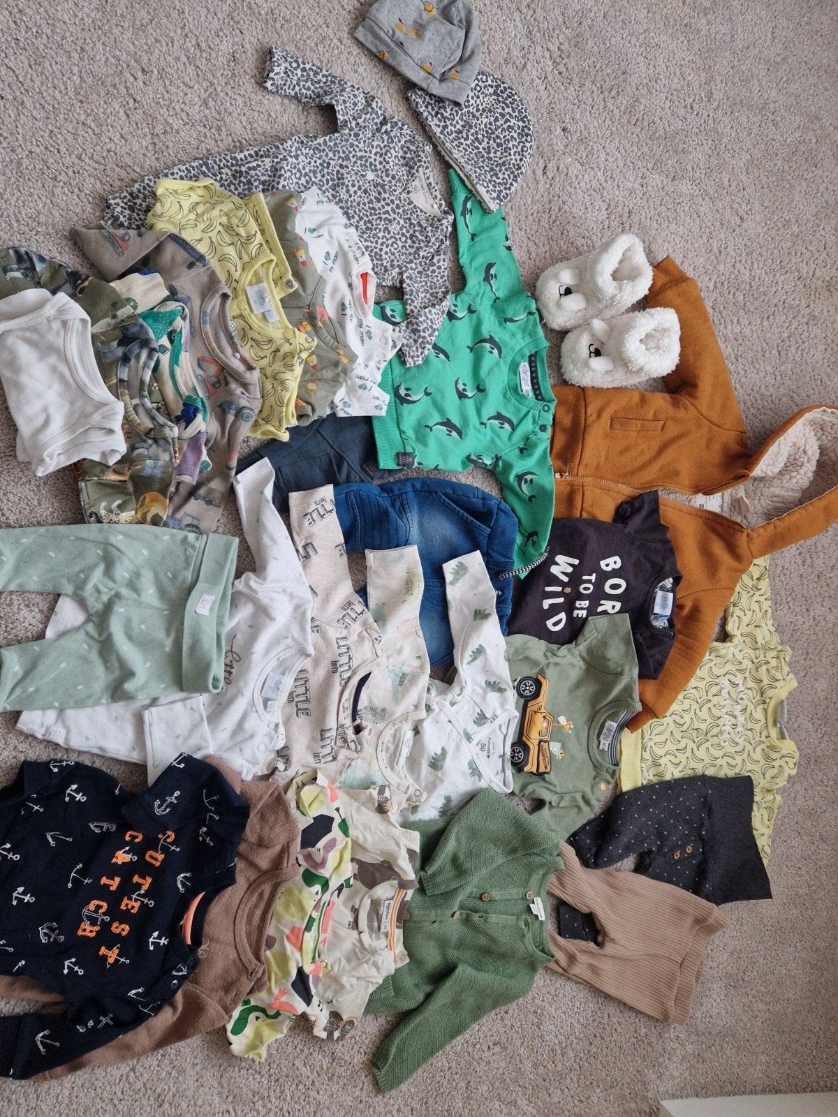 Babykleding pakket jongen maat 50 t/m 62, Ophalen of Verzenden, Zo goed als nieuw, Maat 56