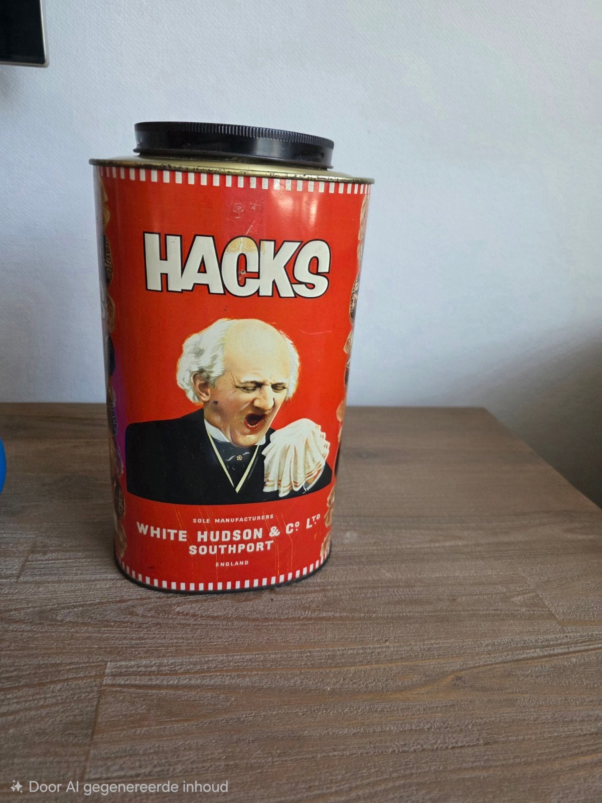 Vintage Hacks blik - Zeldzaam verzamelobject, Ophalen of Verzenden