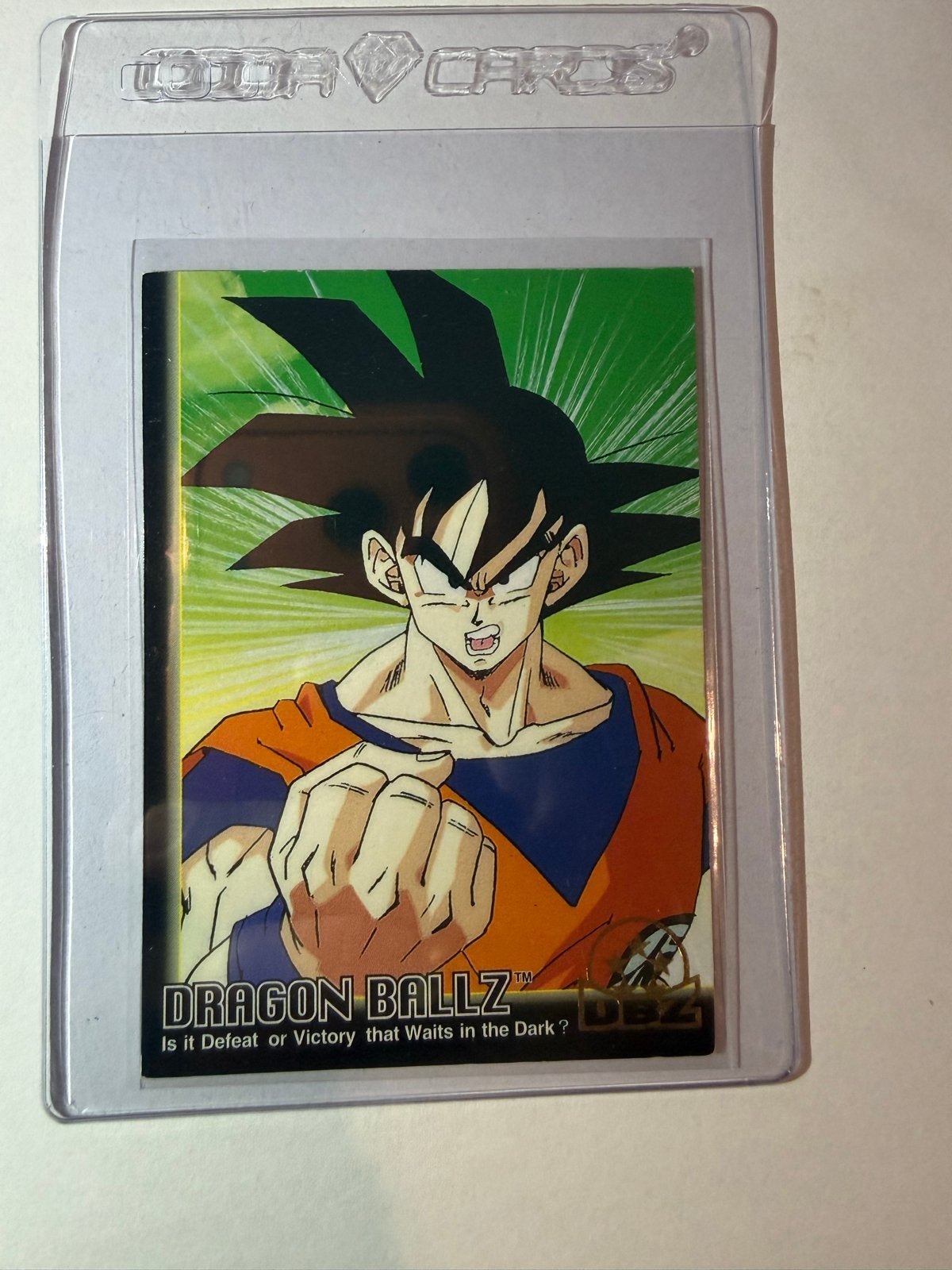 Dragon Ball Z - Goku Kaart - DBZ, Ophalen of Verzenden, Zo goed als nieuw, Losse kaart
