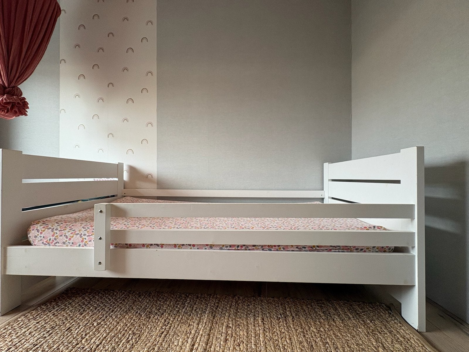 Milly en Mo Rockwood kinderbed met uitvalrek, Ophalen, 85 tot 100 cm, Gebruikt, Lattenbodem