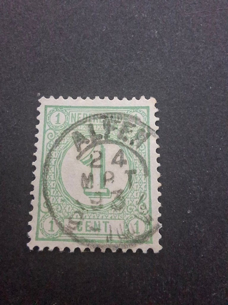 NVPH 31 Kleinrondstempel Alfen, Verzenden, T/m 1940, Gestempeld