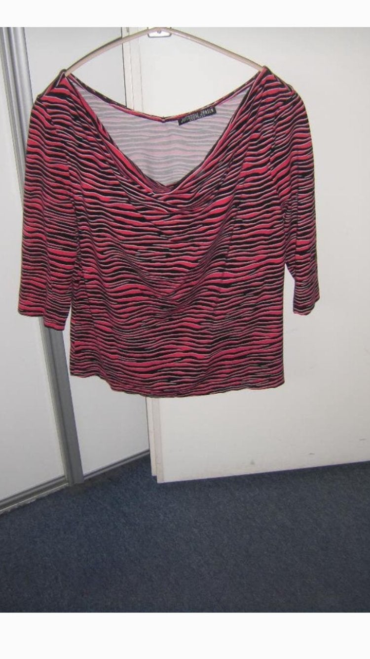 Shirt maat L ( Juffrouw Jansen), Maat 42/44 (L), Ophalen of Verzenden, Zo goed als nieuw, Lange mouw
