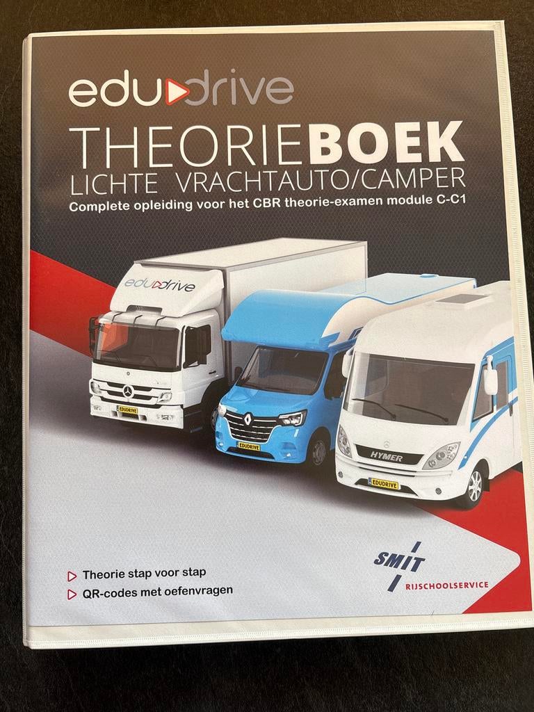 Theorieboek Lichte Vrachtauto/Camper CBR C-C1, Ophalen of Verzenden, Zo goed als nieuw, Overige niveaus