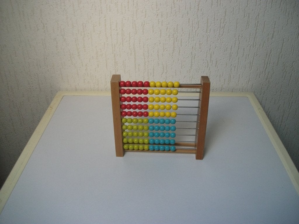 Telraampje 100 kralen, Ophalen of Verzenden, Gebruikt