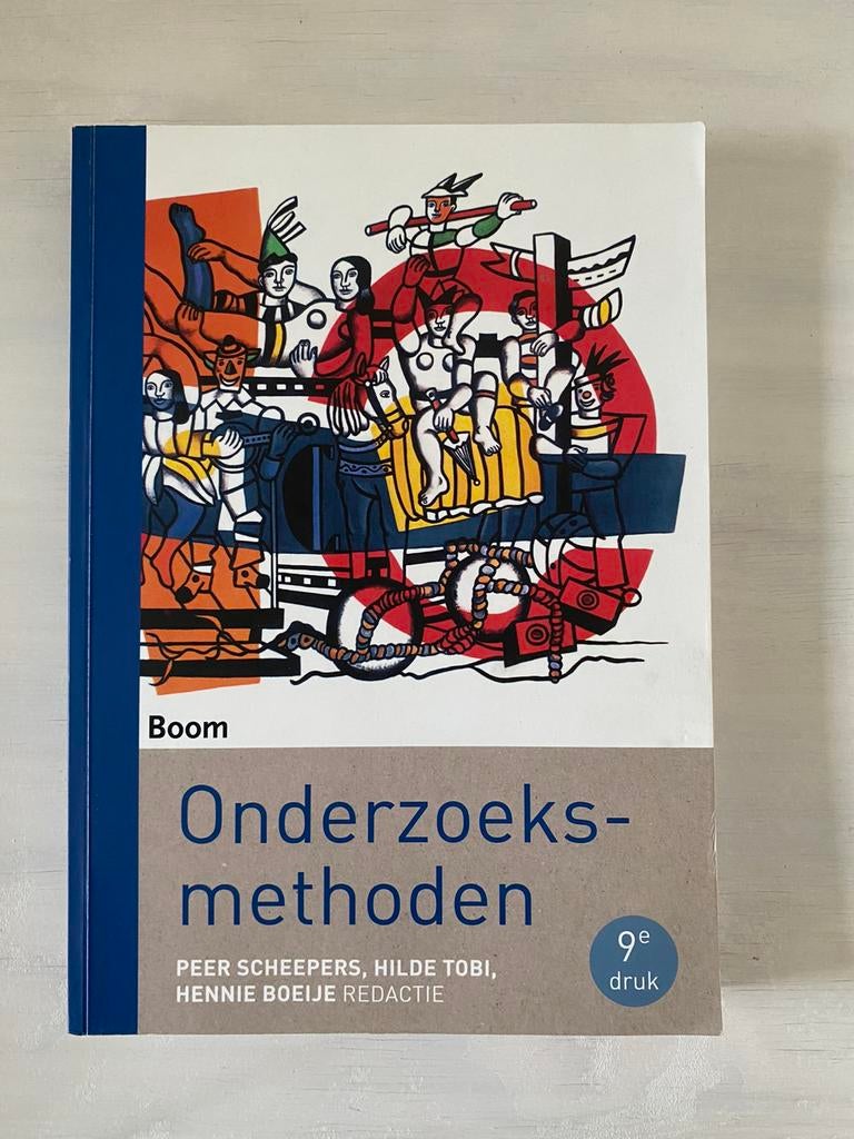 Onderzoeksmethoden, Boeken, Ophalen, Beta, Zo goed als nieuw, WO