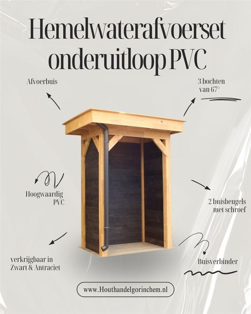Hemelwaterafvoerset plat dak PVC!, Ophalen of Verzenden, Nieuw